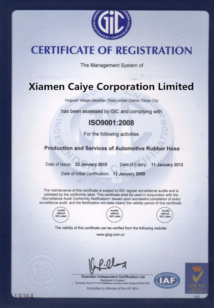 Porcellana Caiye Printing Equipment Co., LTD Certificazioni